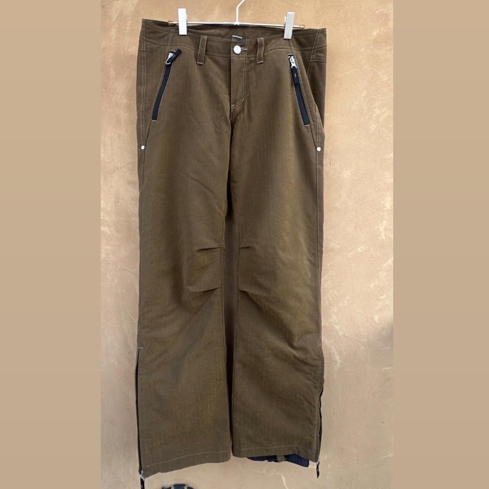 Bogner herringbone Brown Insulated Snow Pants size 8